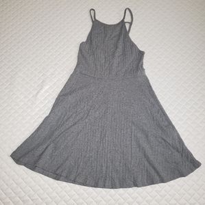 Gray cotton dress